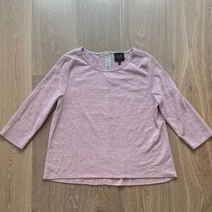 W5 Mauve Blouse with 3/4 Sleeves